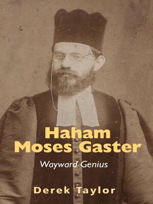 cover image of Haham Moses Gaster